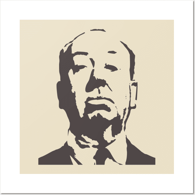 Alfred Hitchcock - Master of Suspense Wall Art by boscotjones